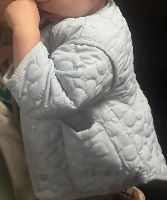 Veste demi saison vertbaudet 9 mois bleu filles ou garçon - photo numéro 5