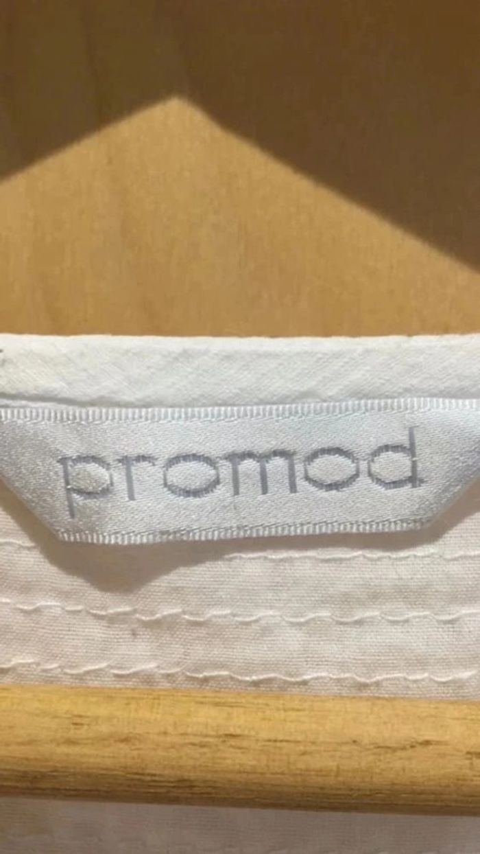 Tunique blanche Promod en coton taille 36 - photo numéro 5