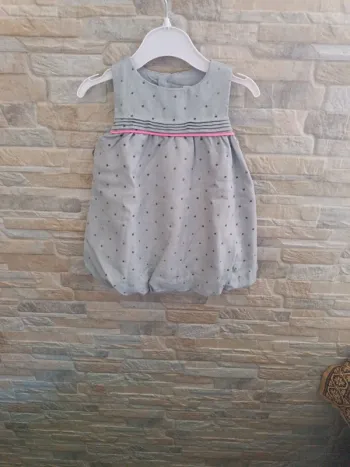 Robe chasuble grise Obaibi 3M