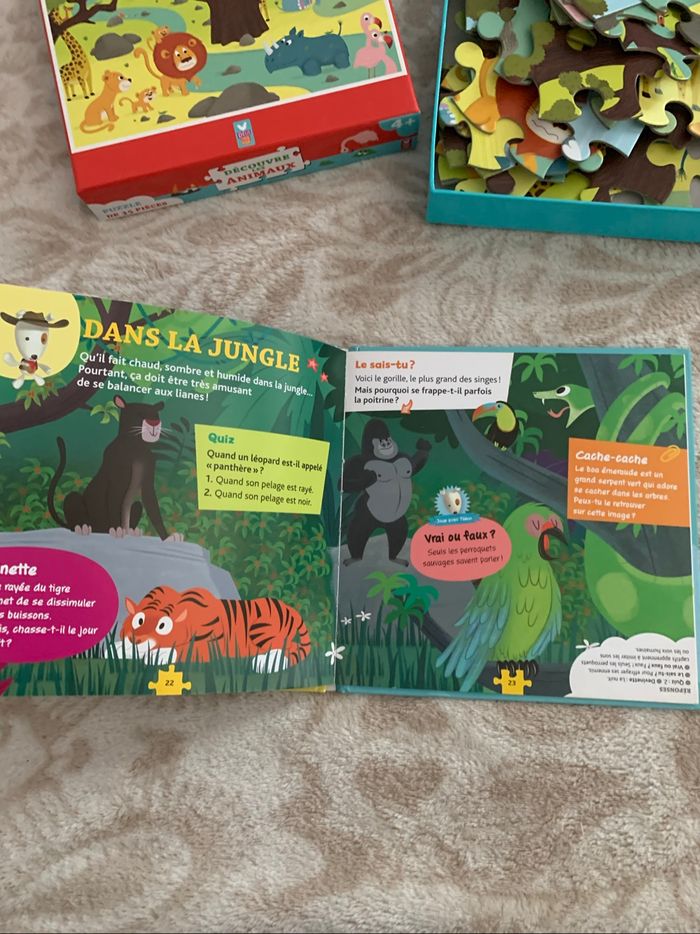 Puzzle et livres animaux - photo numéro 6
