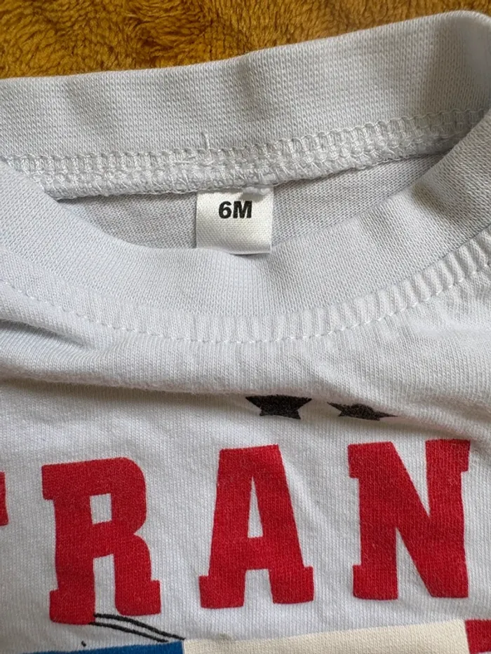 Lot de 3 t-shirts manches courtes taille 6 mois - photo numéro 3