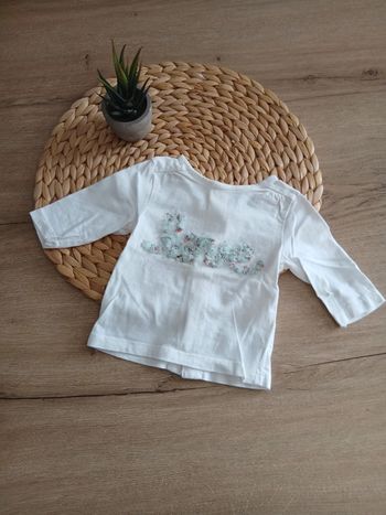 Tshirt fille 1 mois