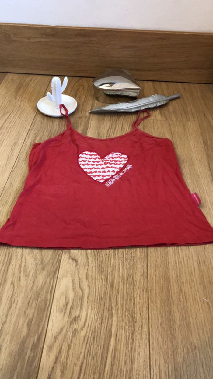 Top Agatha Ruiz de la prada rose / top à bretelles - photo numéro 2