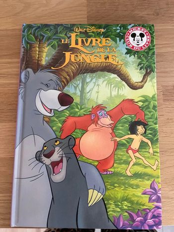 Livre le livre de la jungle Disney