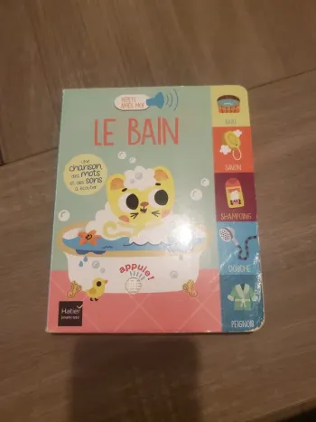 Livre sonore : le bain