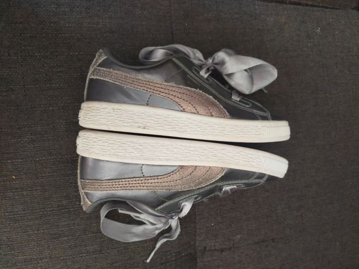 Baskets neuves grises lacets a ruban T 33 Puma - photo numéro 9