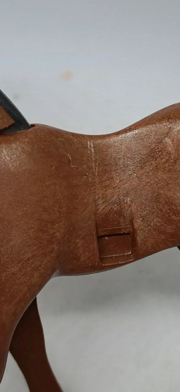 Poulain avec cheval marron crinière noire playmobil - photo numéro 3