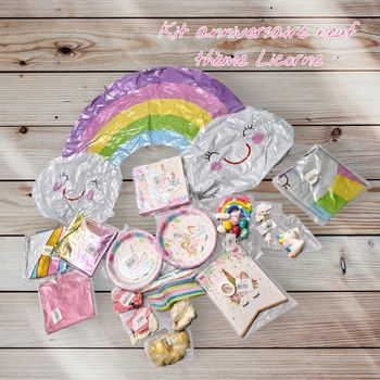 Kit  anniversaire neuf thème licorne