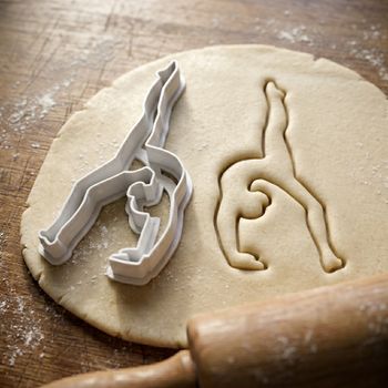 Emporte-pièce Gymnastique et Danse - Découpoir Biscuits Sablés Acrobate Pâte à Sucre