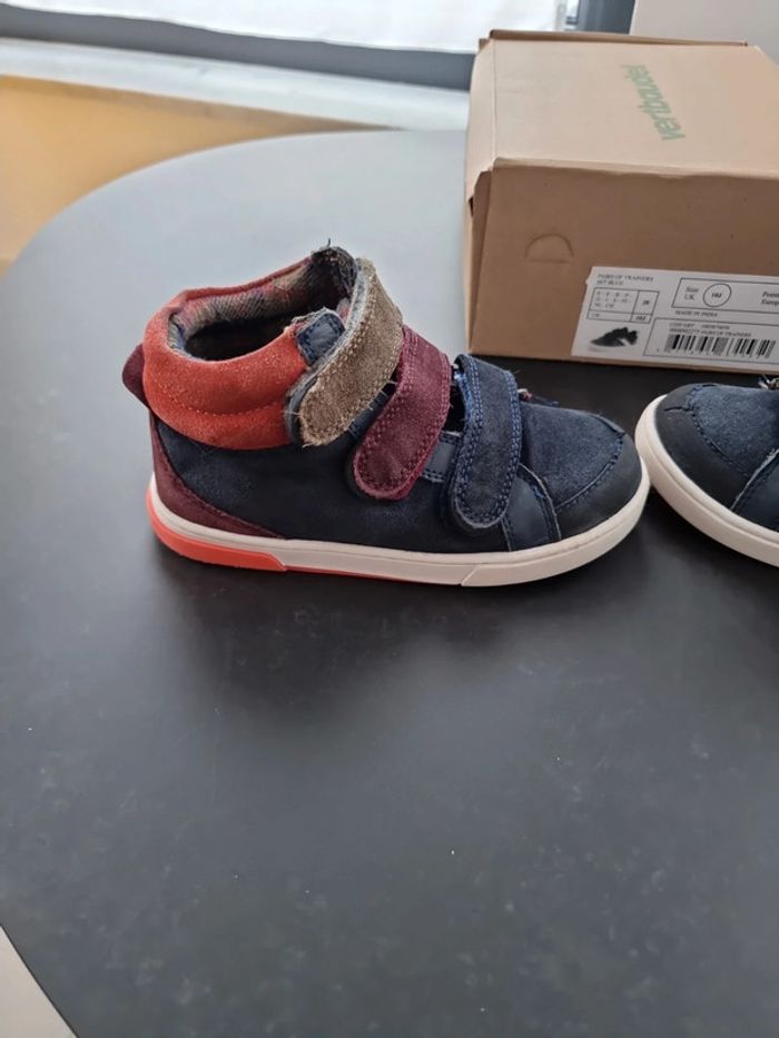 Baskets tout cuir véritable pointure 28 - photo numéro 7