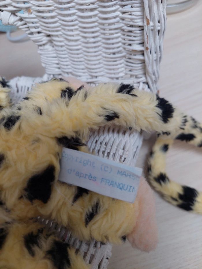 Nounours - peluche marsupilami ancienne d'après Franquin - photo numéro 5