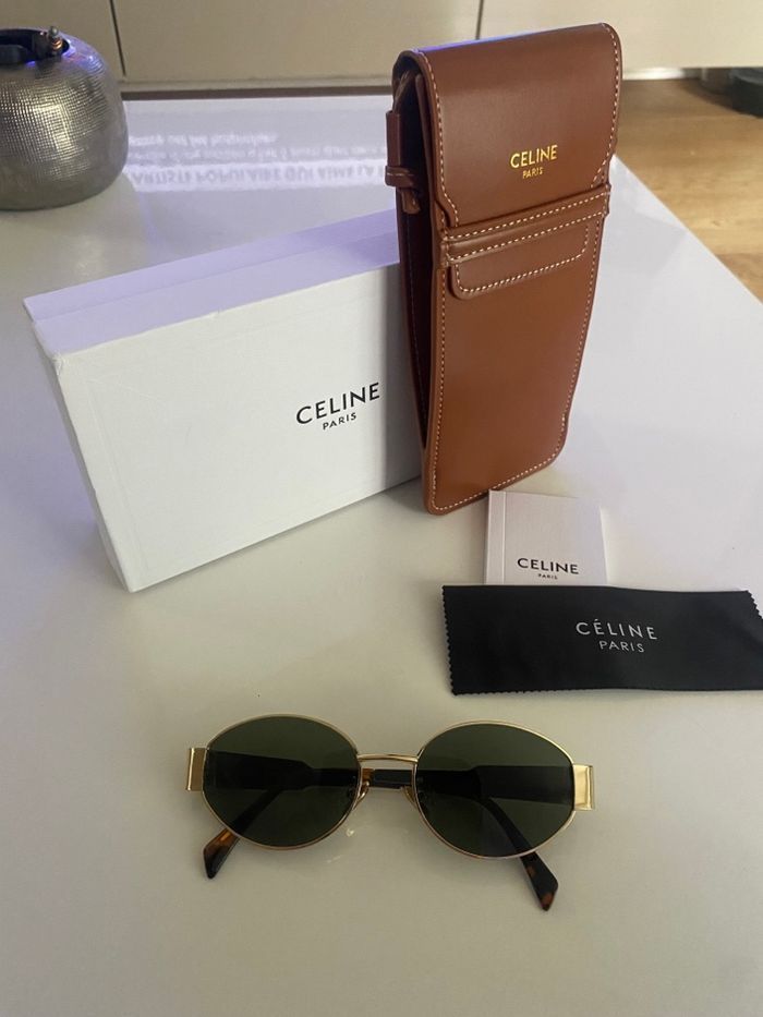 Lunettes de soleil Celine triomphe avec boite d’origine - photo numéro 8