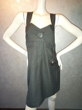 robe grise avec gousset amovible cop copine taille 40