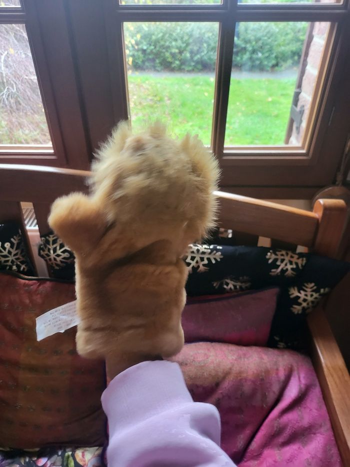 Vintage peluche lion 🦁 marionnette - photo numéro 4