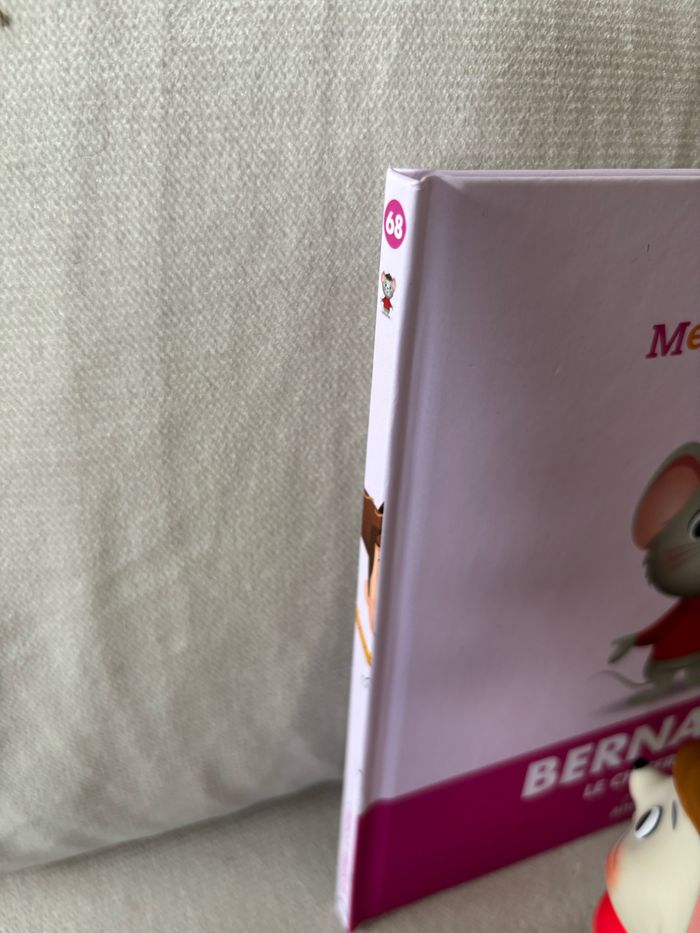 Figurine + Livre Bernard n 68 Mes Premiers Amis Disney Altaya - photo numéro 3