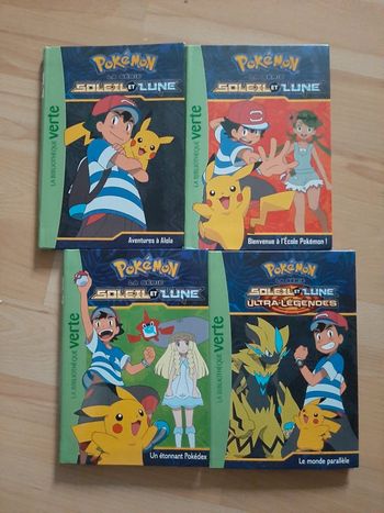 4 livres pokemon