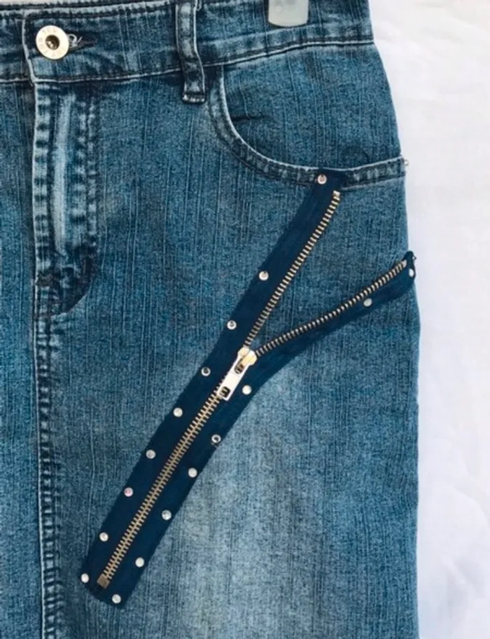 Jupe en jeans - photo numéro 8