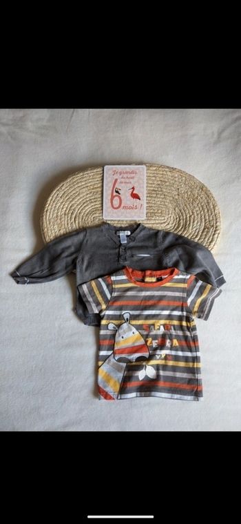 Pull et tee shirt 6 mois