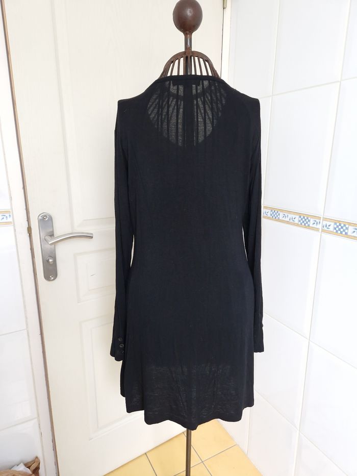 Jolie robe noir fluide femme fil d'écume taille M/38 - photo numéro 4