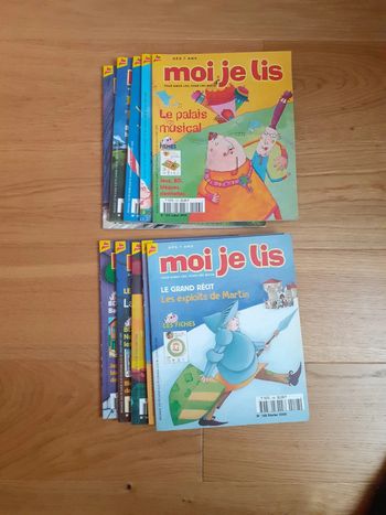 Lot 2 - Moi je lis- 1999-2000 - 6 magazines