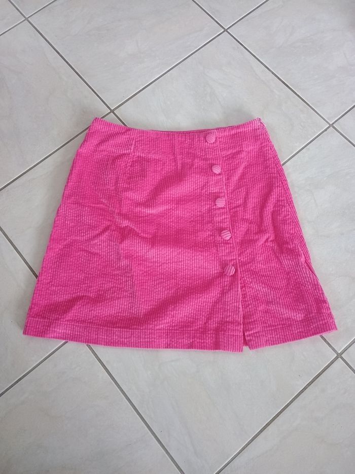 Jupe courte en velours femme taille 36 Marie Sixtine