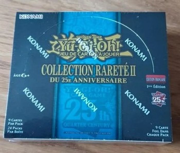 Yu-Gi-Oh! Display de 24 boosters : Collection Rareté 2 du 25e Anniversaire - Neuf Scellé Fr - photo numéro 1