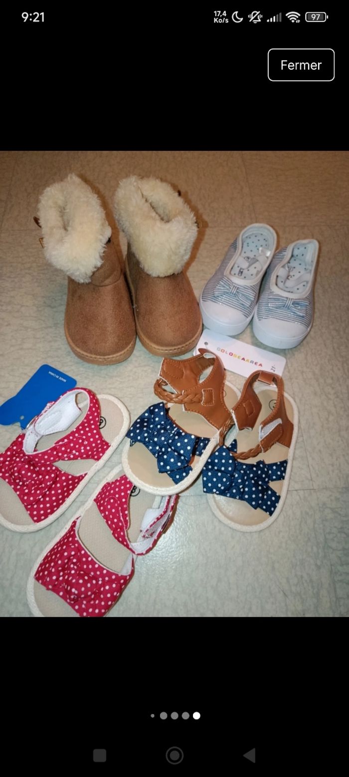 Lot chaussures fille - photo numéro 5
