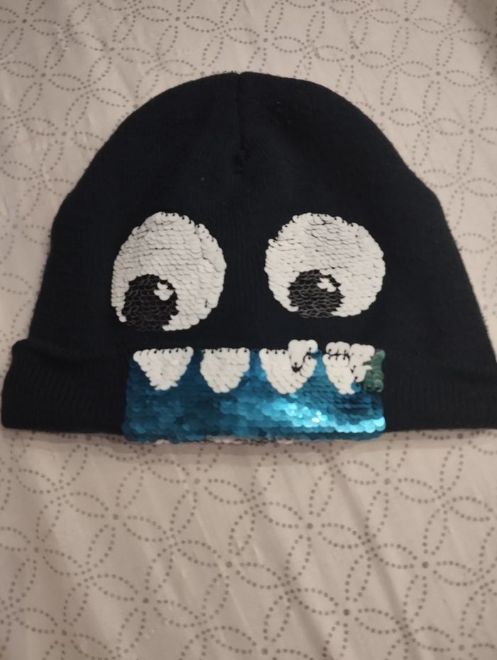 Bonnet enfant à sequins - photo numéro 2