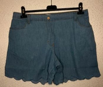 Short coupe droite finition écailles T40