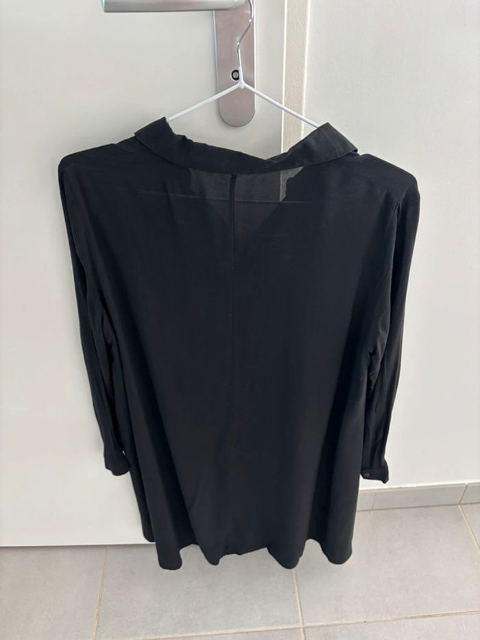 Chemise longue noir taille xs Zara - photo numéro 4