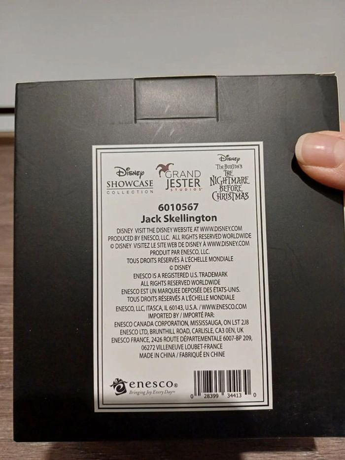 Figurine jack skellington de disney showcase neuve - photo numéro 2