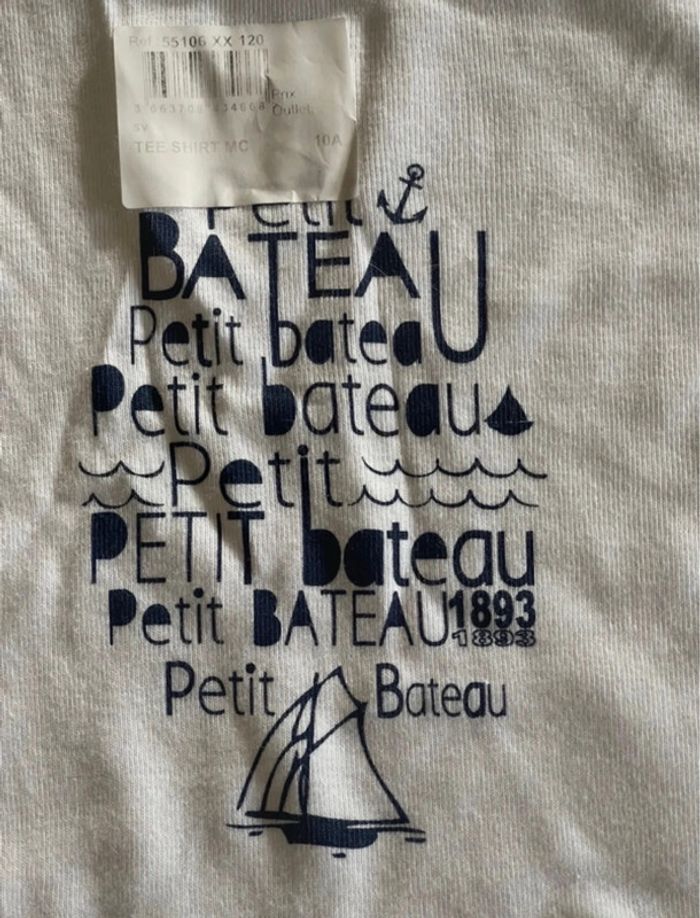 Tee shirt petit bateau taille 10 ans neuf avec étiquettes - photo numéro 3