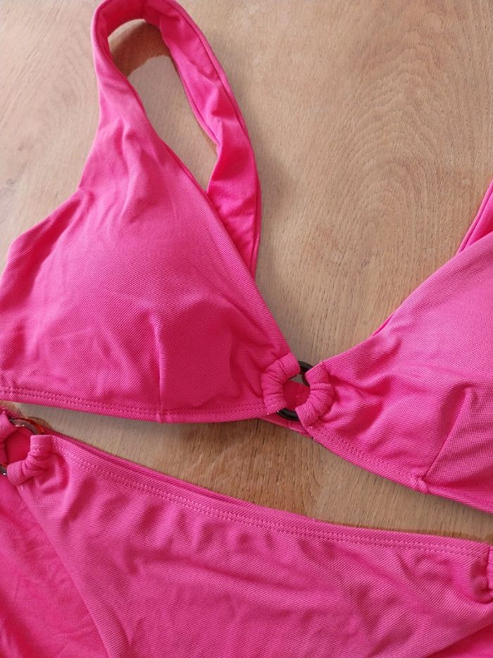 Maillot de bain rose fushia XXL 2 pièces - photo numéro 2