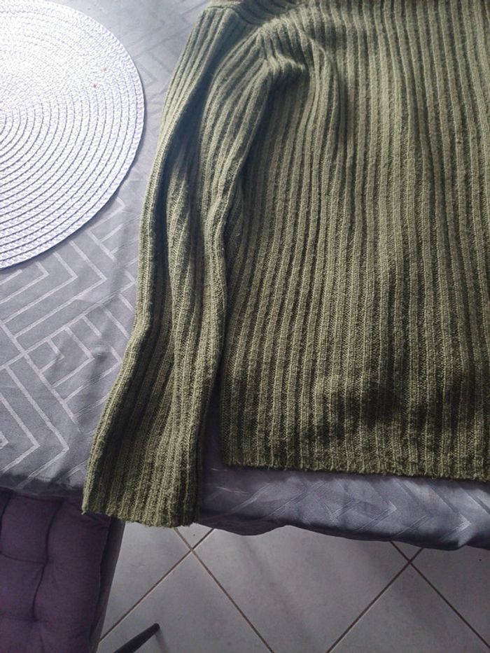Pull blancheporte vert kaki taille 38 - photo numéro 5