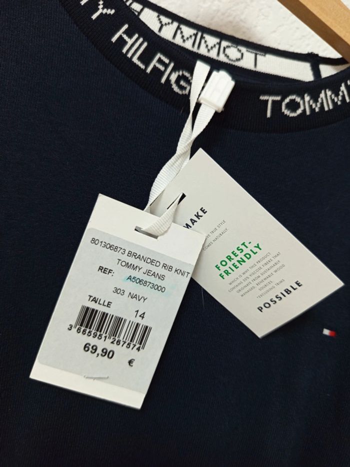 Robe bleu marine Tommy Hilfiger taille 14 ans neuve avec étiquette - photo numéro 4