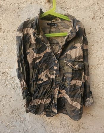 Chemise manche longue, retrousable