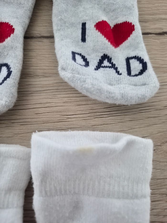 Lot 6 paires de chaussettes, I love MUM/DAD. - photo numéro 3