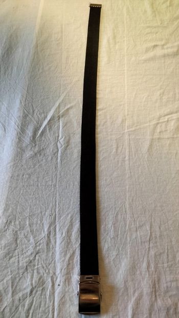 Ceinture garçon noire 78 cm