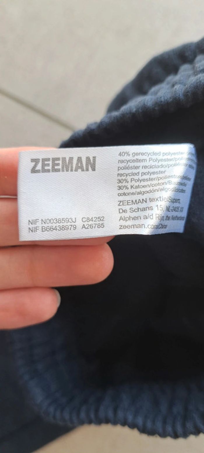 Pantalon bleu marine Zeeman en taille 24 mois - photo numéro 4