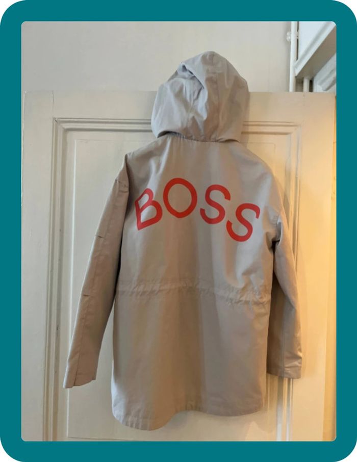 Parka trench mixte déperlante capuche 10 ans - Hugo Boss - photo numéro 5