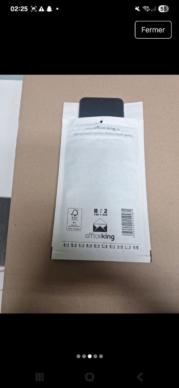 Pack 60 enveloppes à bulles B2 a H8 - photo numéro 2