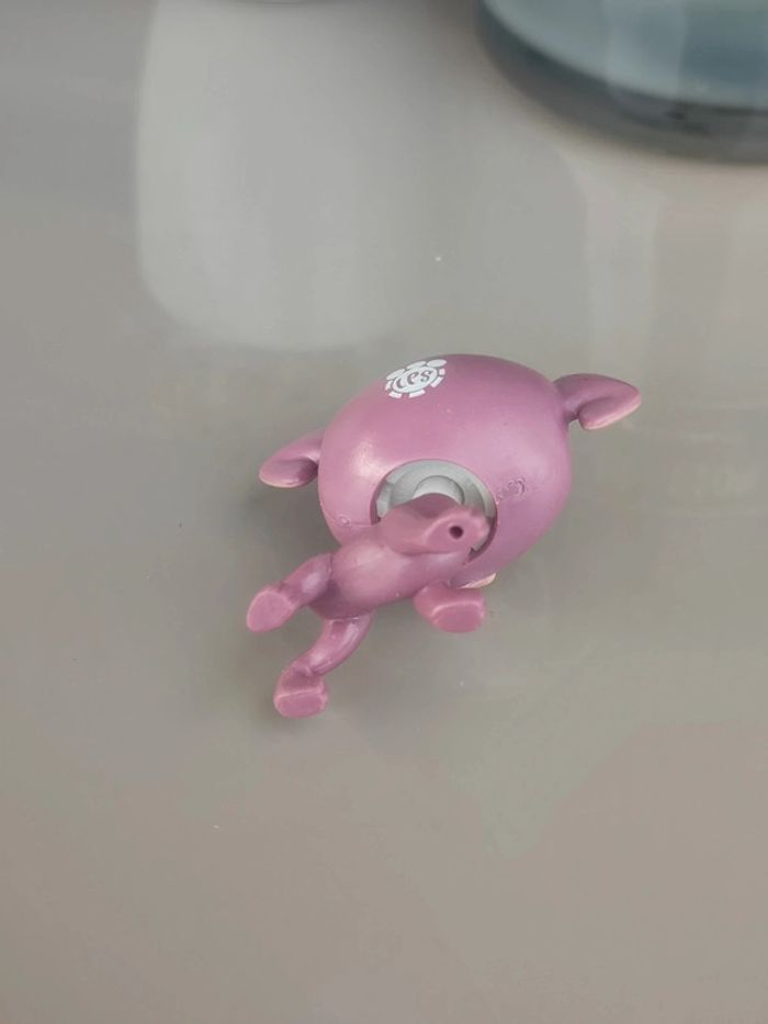 Littlest Pet Shop #220 Bouncy Eagerton purple dog labradoodle - photo numéro 3