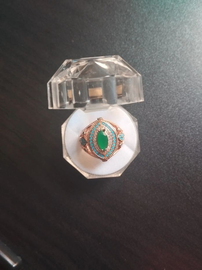 Bague vintage Marquise avec coffret cadeau - photo numéro 4