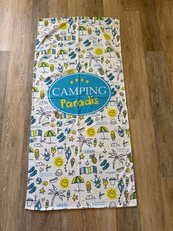 serviette de plage camping paradis