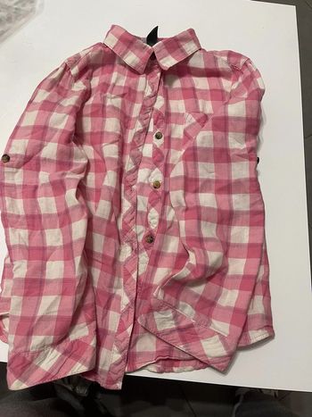 Chemise à carreaux fille