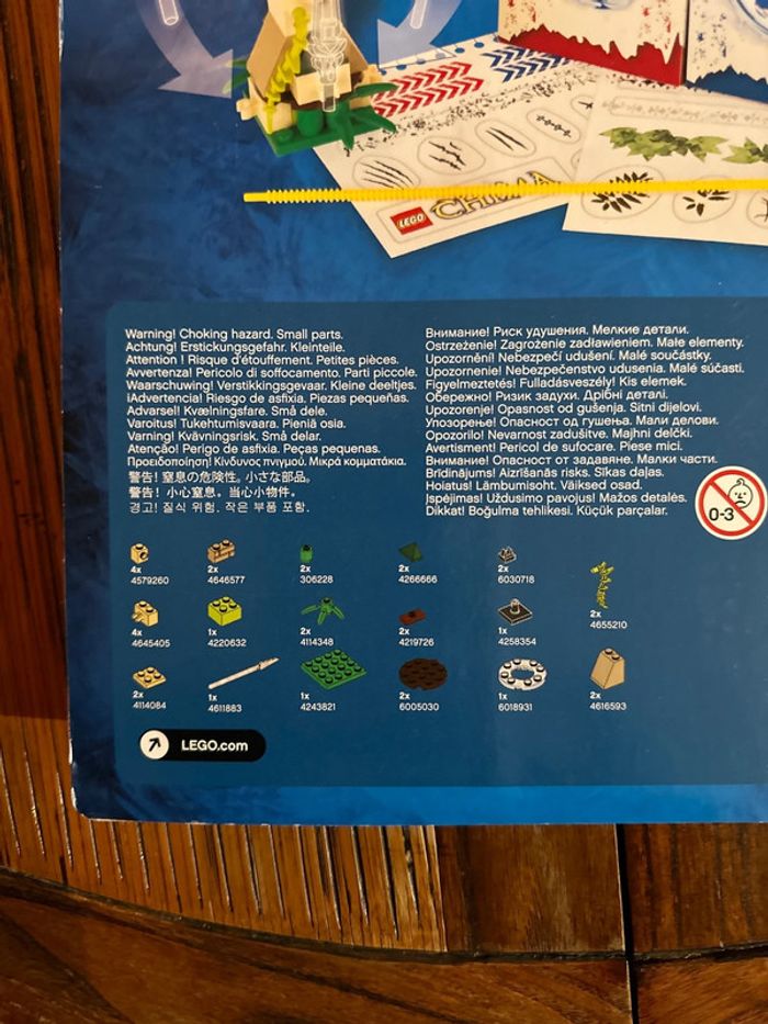 Set lego legends of CHIMA, Accessory Pack blister pack, scellé - photo numéro 5