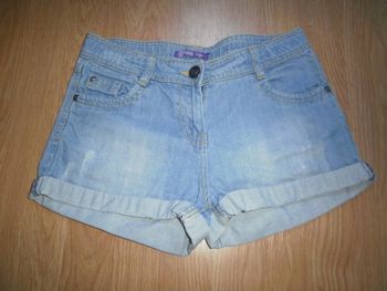 Short en jeans Fille 12 ans - Marque Gémo