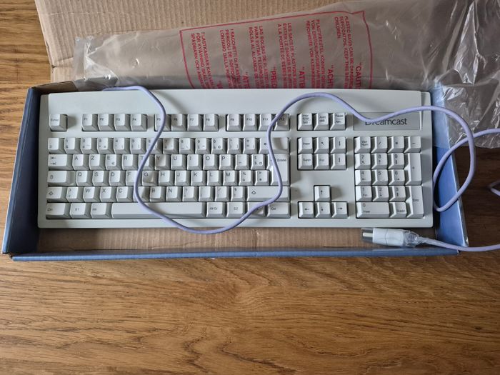 Lot Bundle pack clavier keyboard + Manette Pad Controller Sega Dreamcast Neuf - photo numéro 5