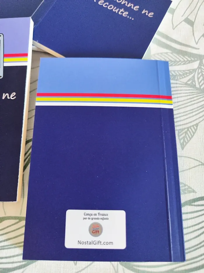 Lot de 6 carnet A6, 10,5x15cm vintage, déco cassette - photo numéro 2