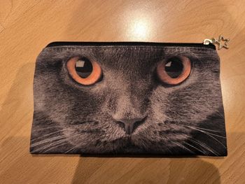 Trousse chat grise